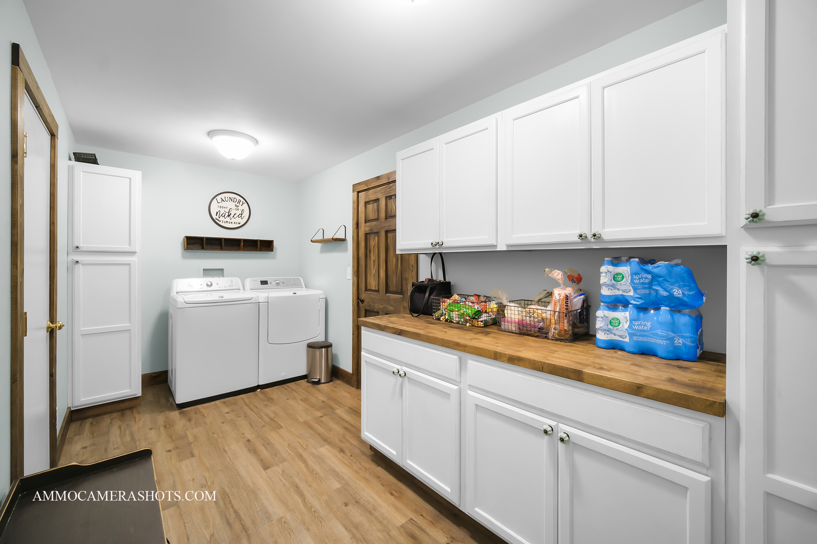 617 Kennedy Street Waterman, IL 60556 - Photo 13 of 32 a kitchen with white cabinets and white appliances