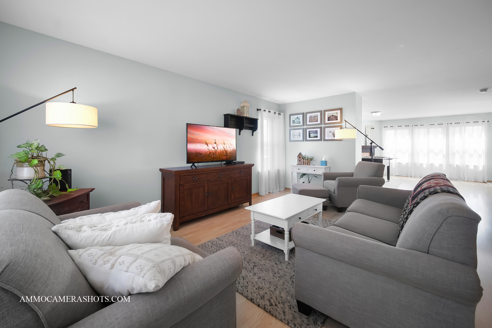 617 Kennedy Street Waterman, IL 60556 - Photo 2 of 32 a living room with furniture and a flat screen tv