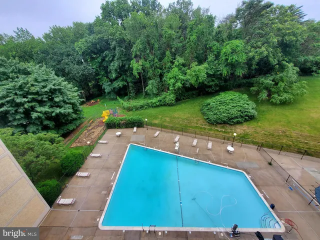 a view of a yard with potted plants