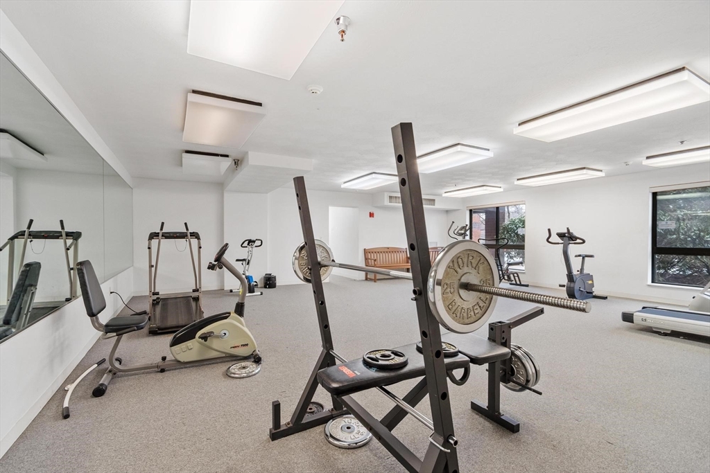22 Railroad Street, Unit 504 Andover, MA 01810 - Photo 23 of 28 a view of a room with gym equipment