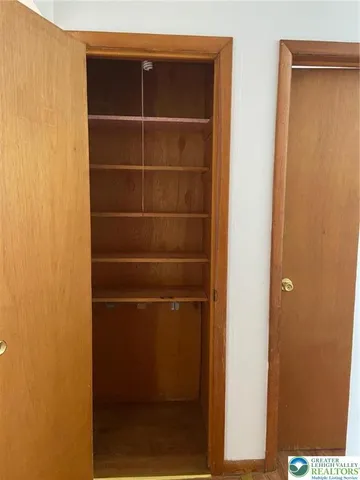 a view of a walk in closet