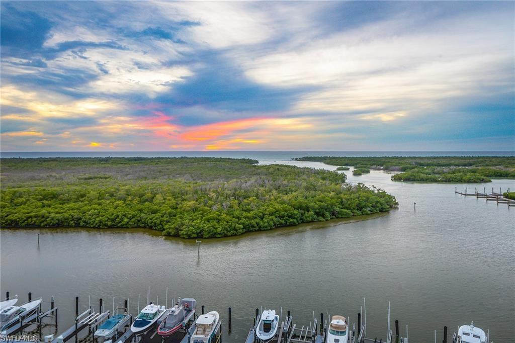13105 Vanderbilt Drive, Unit 808 Naples, FL 34110 - Photo 1 of 26 a view of a lake with a yard