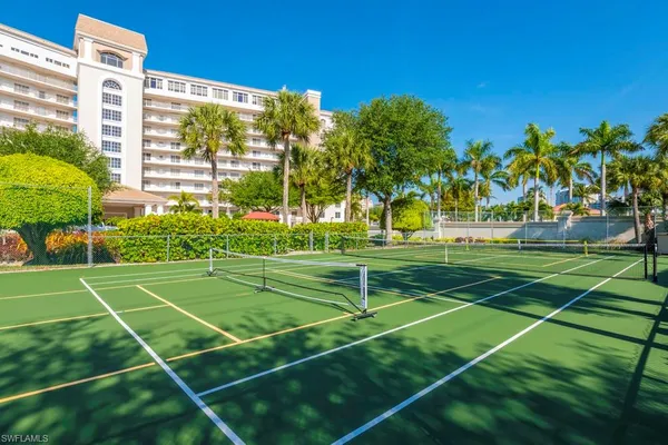 a view of a tennis court
