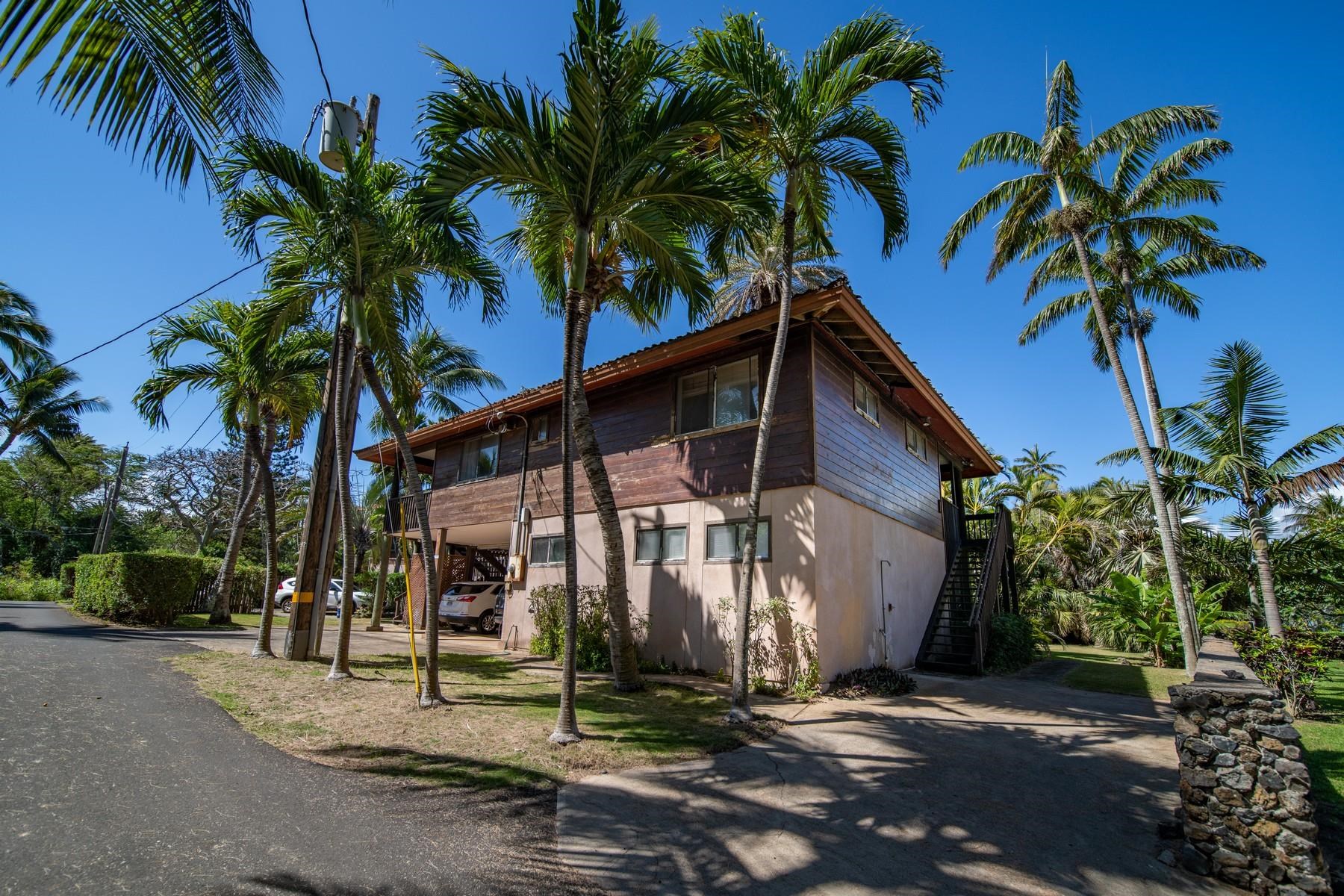 590 Stable Road, Unit C & D Paia, HI 96779 - Photo 14 of 30 a front view of house with small garden