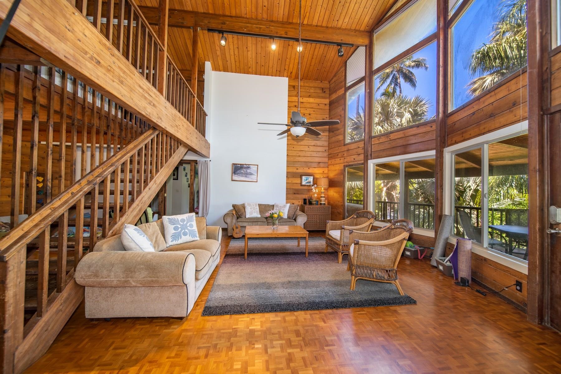 590 Stable Road, Unit C & D Paia, HI 96779 - Photo 7 of 30 a outdoor living space with patio furniture and a potted plant