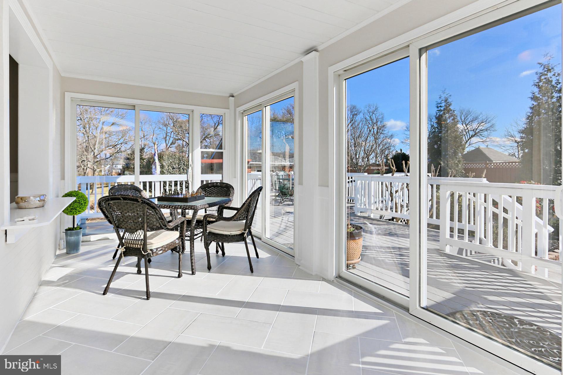 9401 Ox Road Lorton, VA 22079 - Photo 12 of 51 Sun room; the perfect hangout spot year-round!