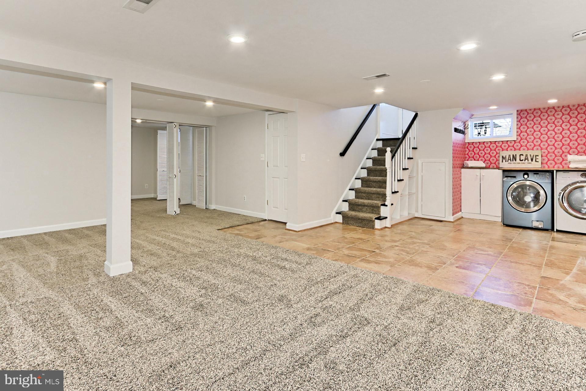 9401 Ox Road Lorton, VA 22079 - Photo 19 of 51 Large lower level rec room