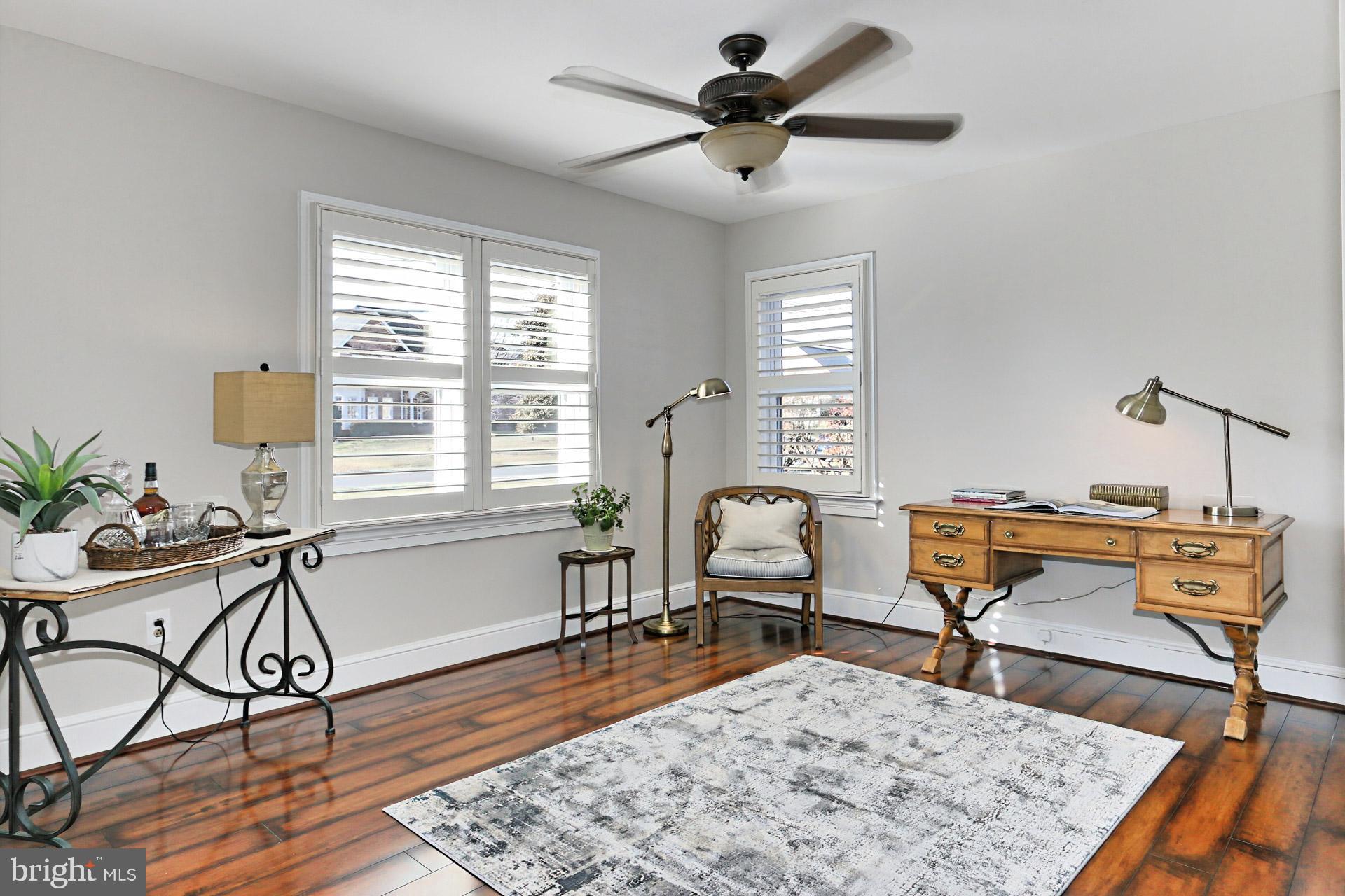 9401 Ox Road Lorton, VA 22079 - Photo 4 of 51 Den with ceiling fan and closet