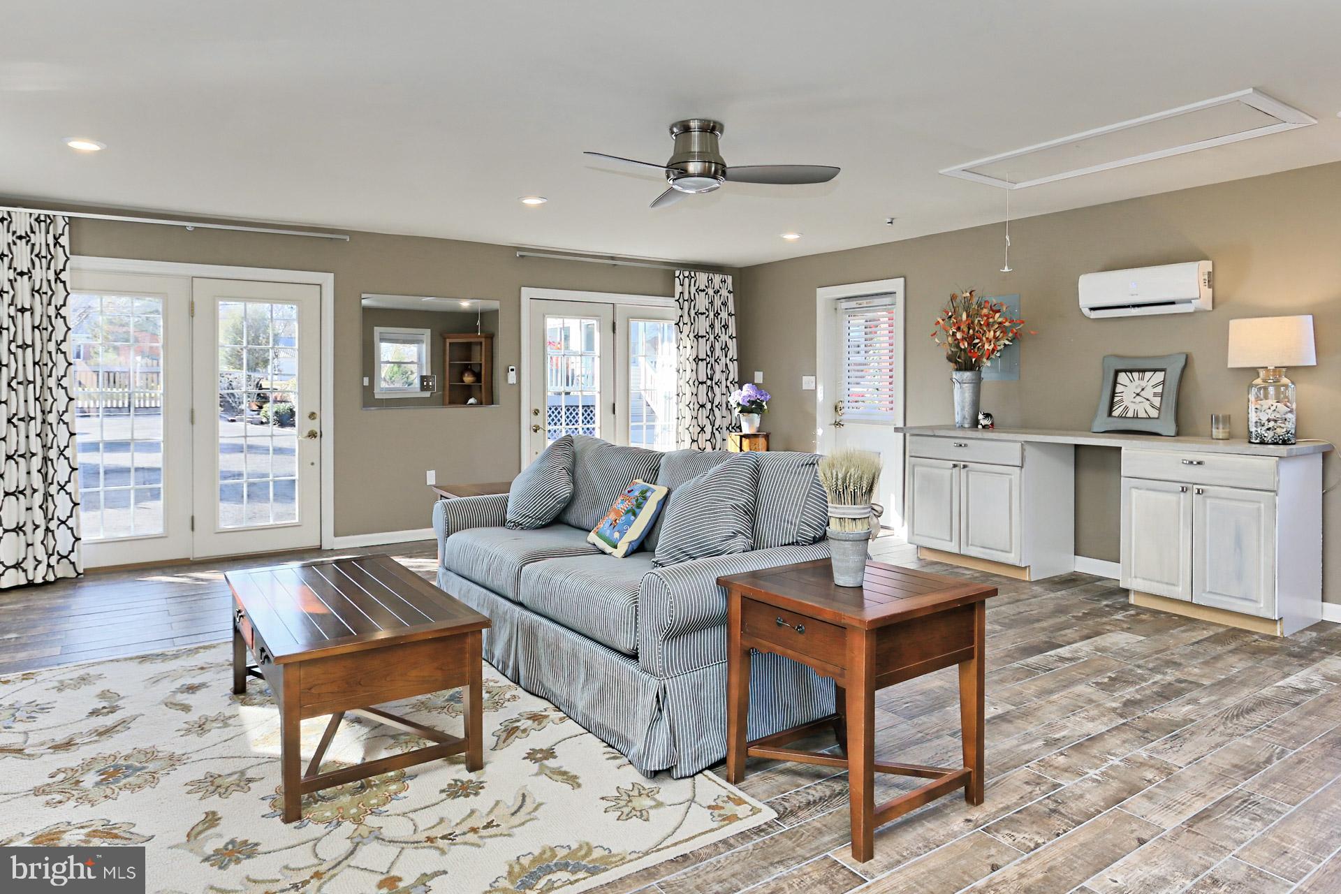 9401 Ox Road Lorton, VA 22079 - Photo 31 of 51 Studio w/ French doors, windows & recessed lights