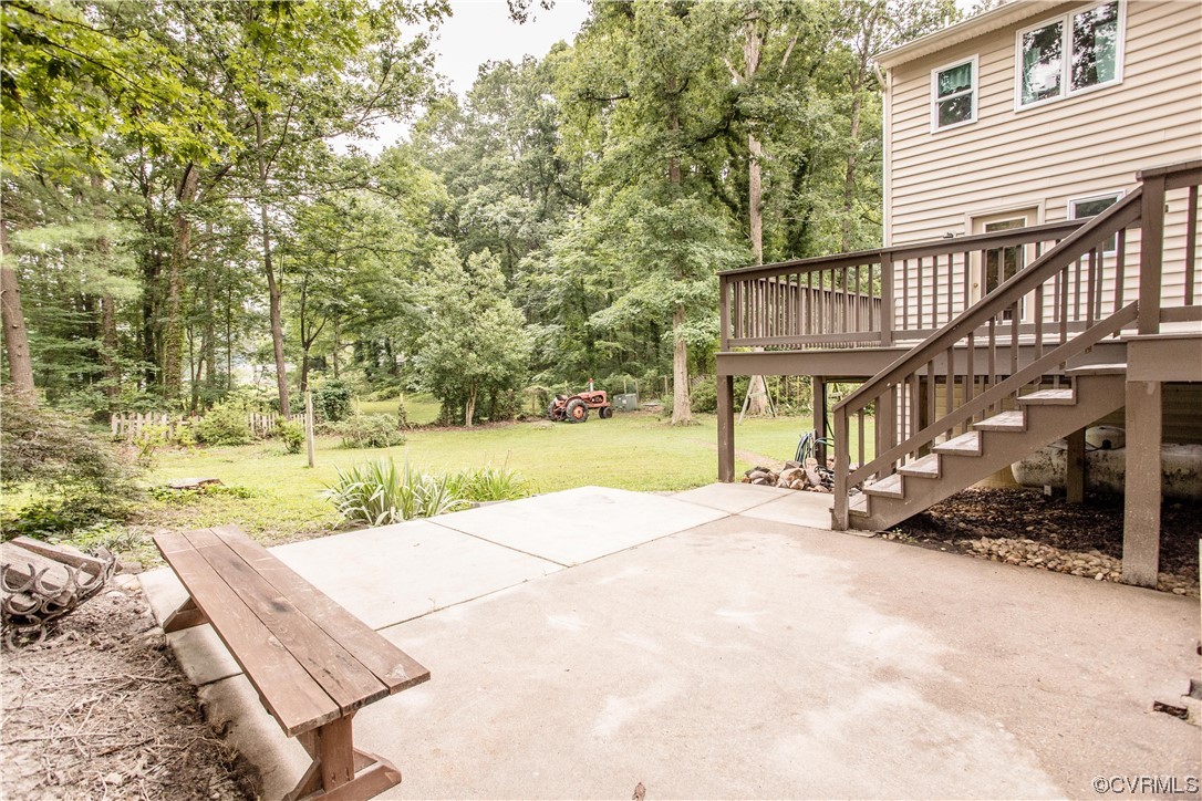 4021 Hidden Valley Road Chester, VA 23831 - Photo 8 of 48 a view of a house with backyard and sitting area