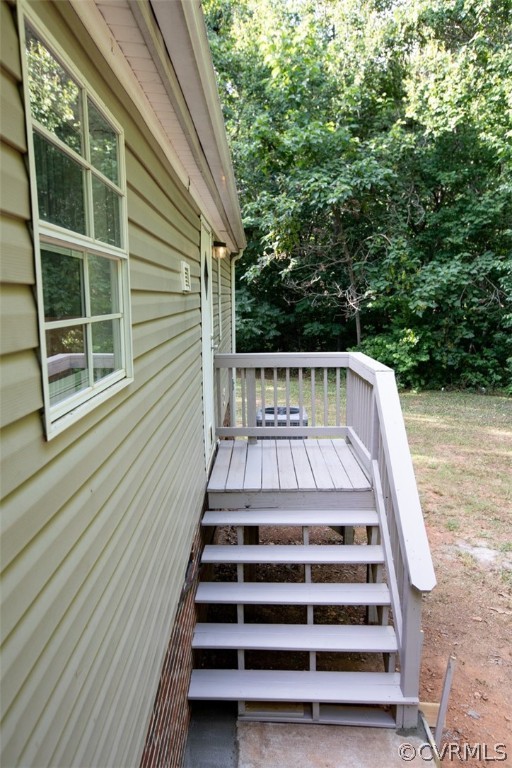 167 Browntown Road Prospect, VA 23960 - Photo 31 of 40 a view of a balcony with wooden floor and fence