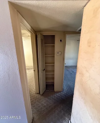 a view of closet area