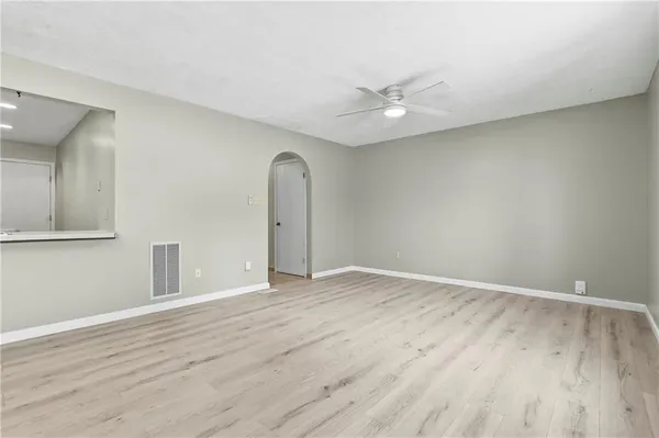 wooden floor in an empty room