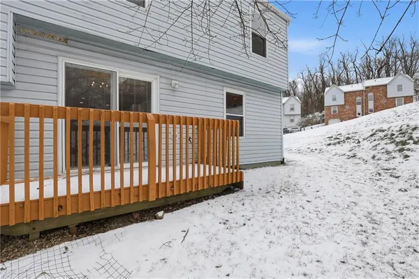 a view of wooden fence
