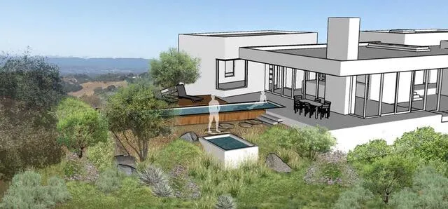 a view of balcony with furniture