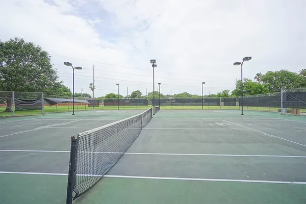 a view of a tennis court