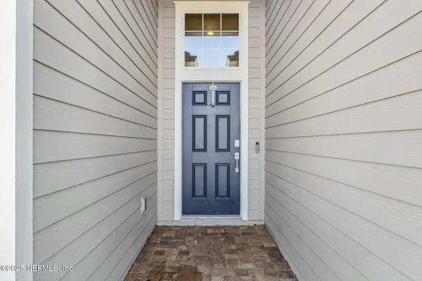 a view of front door of a house