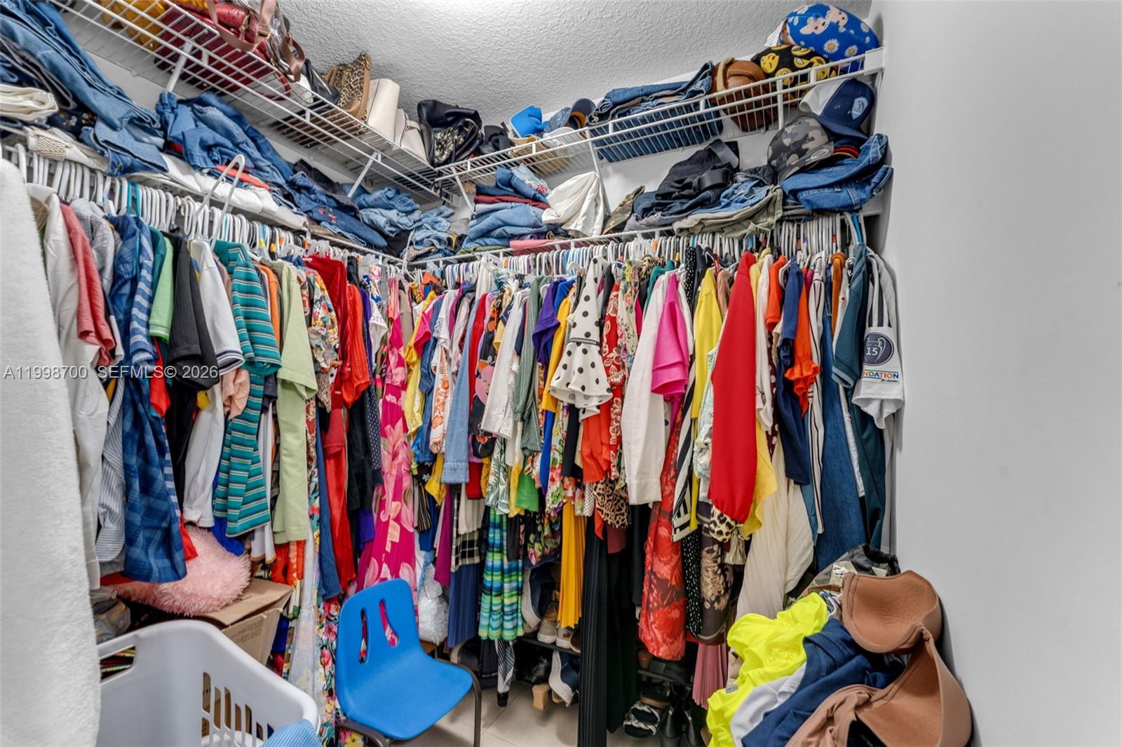 13471 Southwest 278th Terrace Homestead, FL 33032 - Photo 23 of 32 a view of walk in closet with clothes
