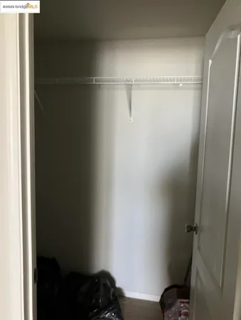 a view of closet area