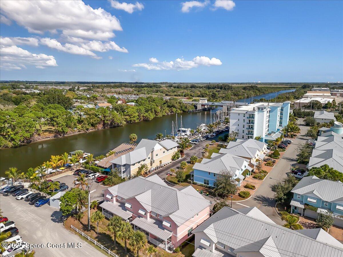 2730 Cutlass Point Lane, Unit 101 Merritt Island, FL 32953 - Photo 24 of 31 an aerial view of a house with a ocean view