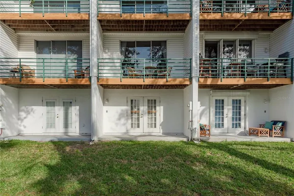 a front view of a house with balcony