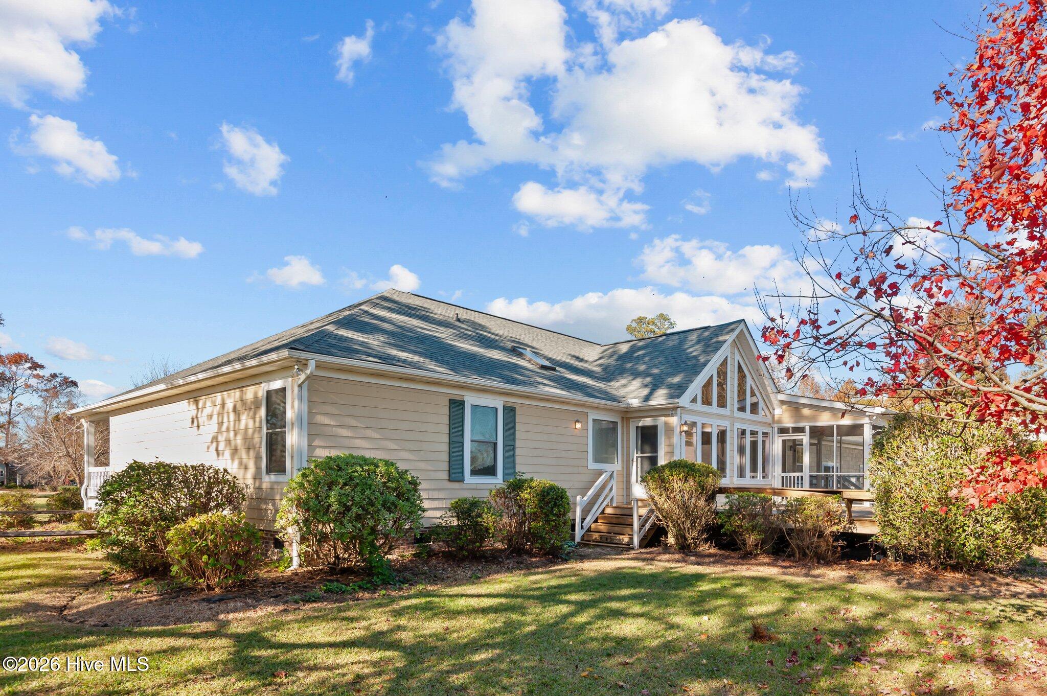 155 Teach's Cove Road Bath, NC 27808 - Photo 37 of 47 Back Left Ground Level View