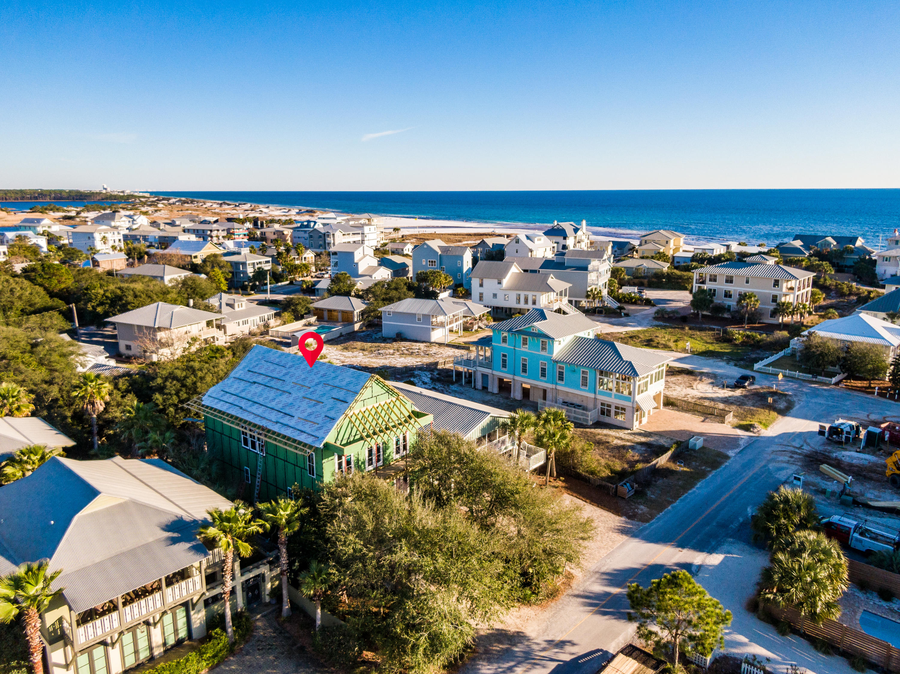 237 Magnolia Street Santa Rosa Beach, FL 32459 - Photo 1 of 14 237 Magnolia Aerial Marked-1