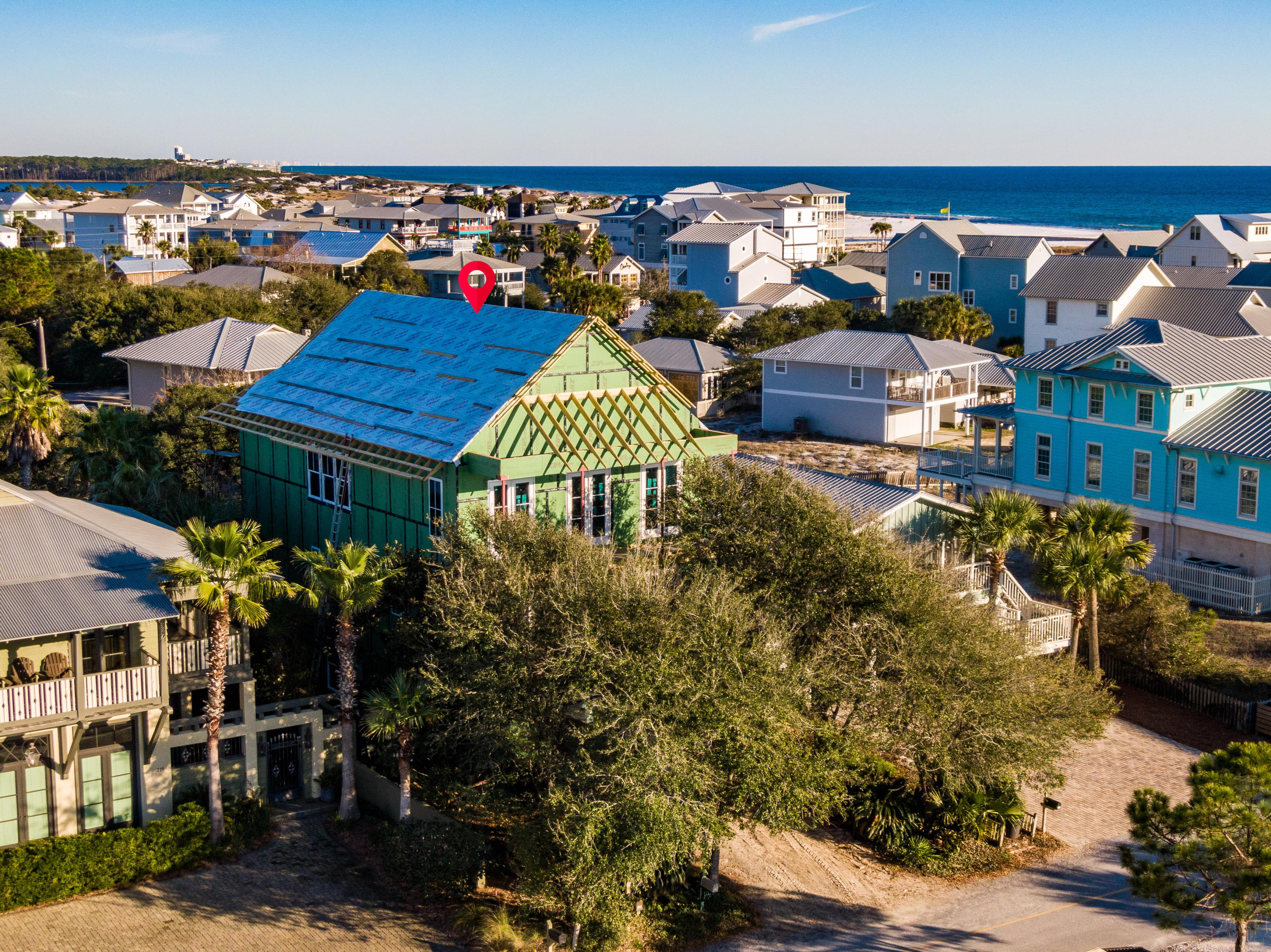 237 Magnolia Street Santa Rosa Beach, FL 32459 - Photo 10 of 14 237 Magnolia Aerial Marked-10