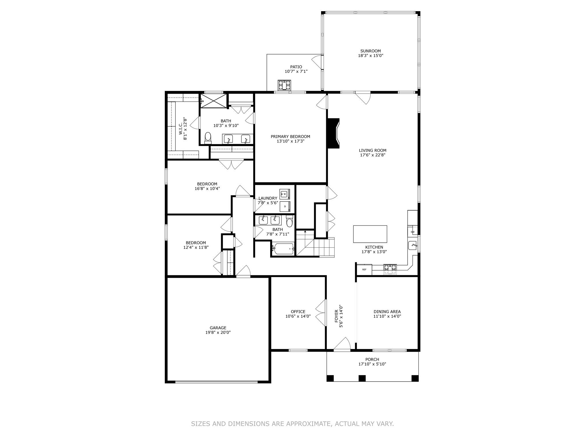 3028 Eagle Ridge Lane Indian Trail, NC 28079 - Photo 38 of 38 a picture of a floor plan