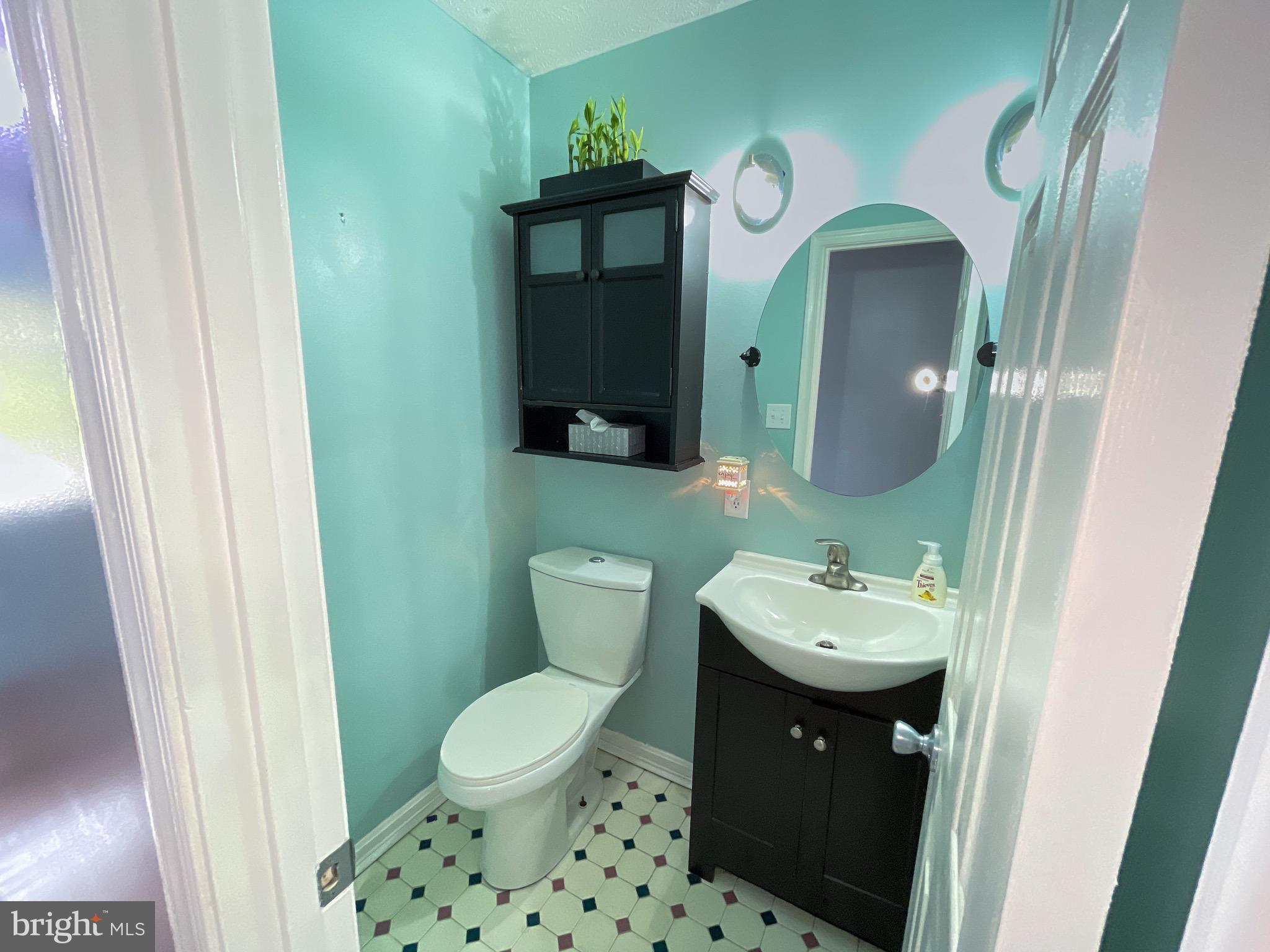 7607 WB&A Road Severn, MD 21144 - Photo 14 of 40 Updated powder room with mosaic tile floor!