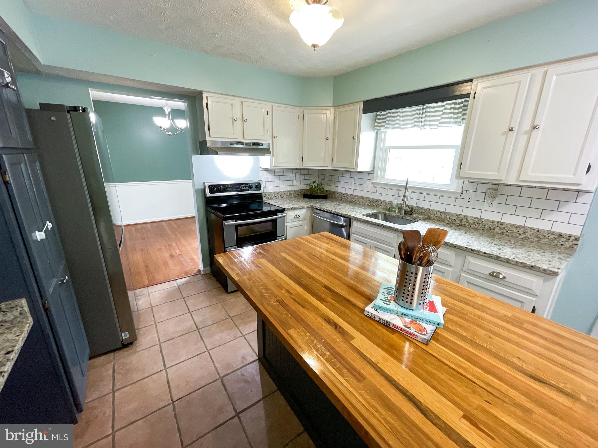 7607 WB&A Road Severn, MD 21144 - Photo 3 of 40 Custom island with butcher block counter!