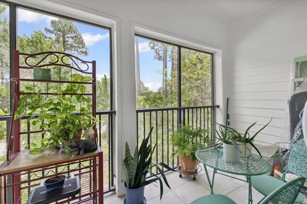 a living room view with furniture and garden view