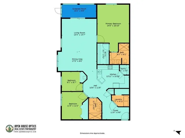 a picture of a bench in room