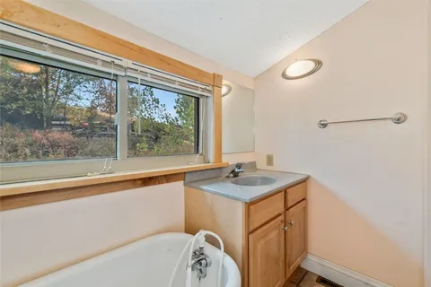 a bathroom with a sink and a bathtub