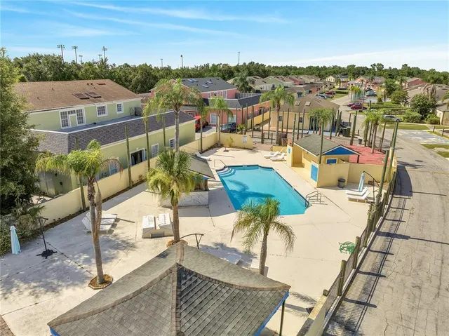 a front view of a building