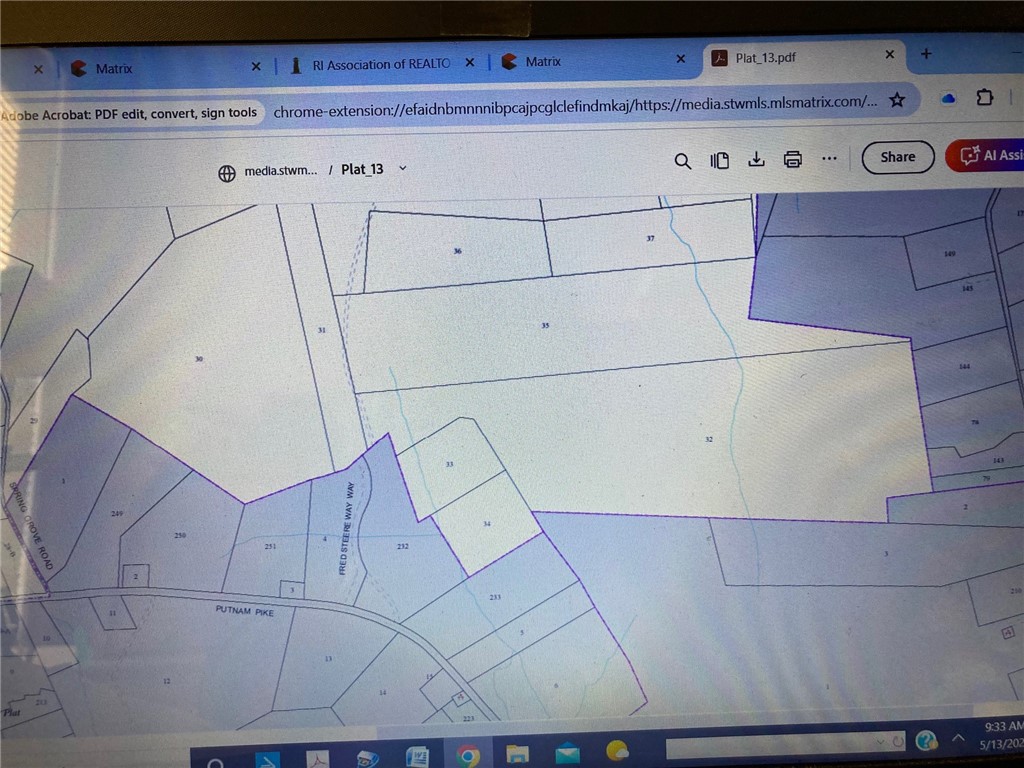 0 Spring Grove Road Glocester, RI 02814 - Photo 2 of 3 RIGHT OF WAY