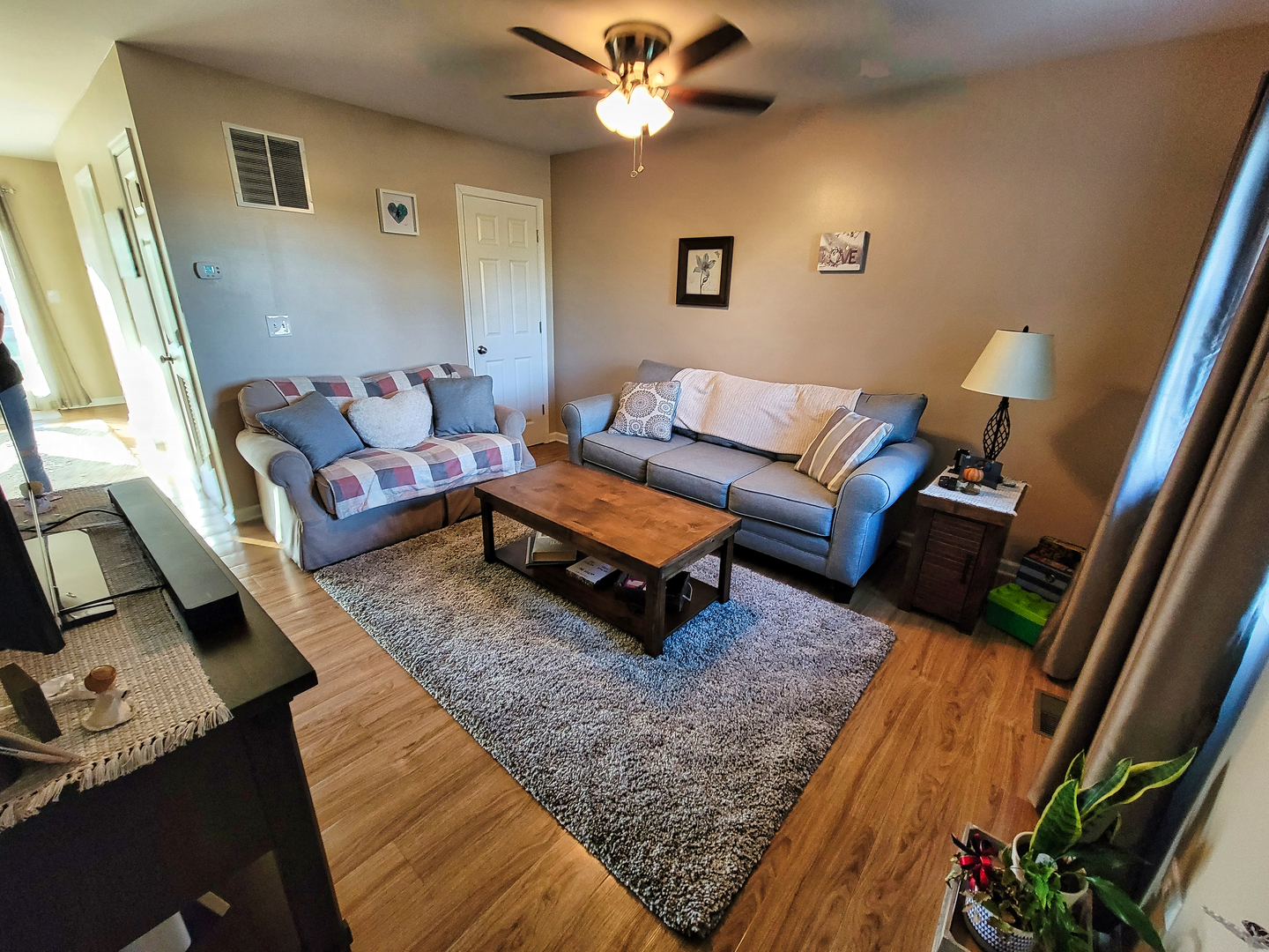 292 South Will Road Diamond, IL 60416 - Photo 2 of 19 a living room with furniture and a rug