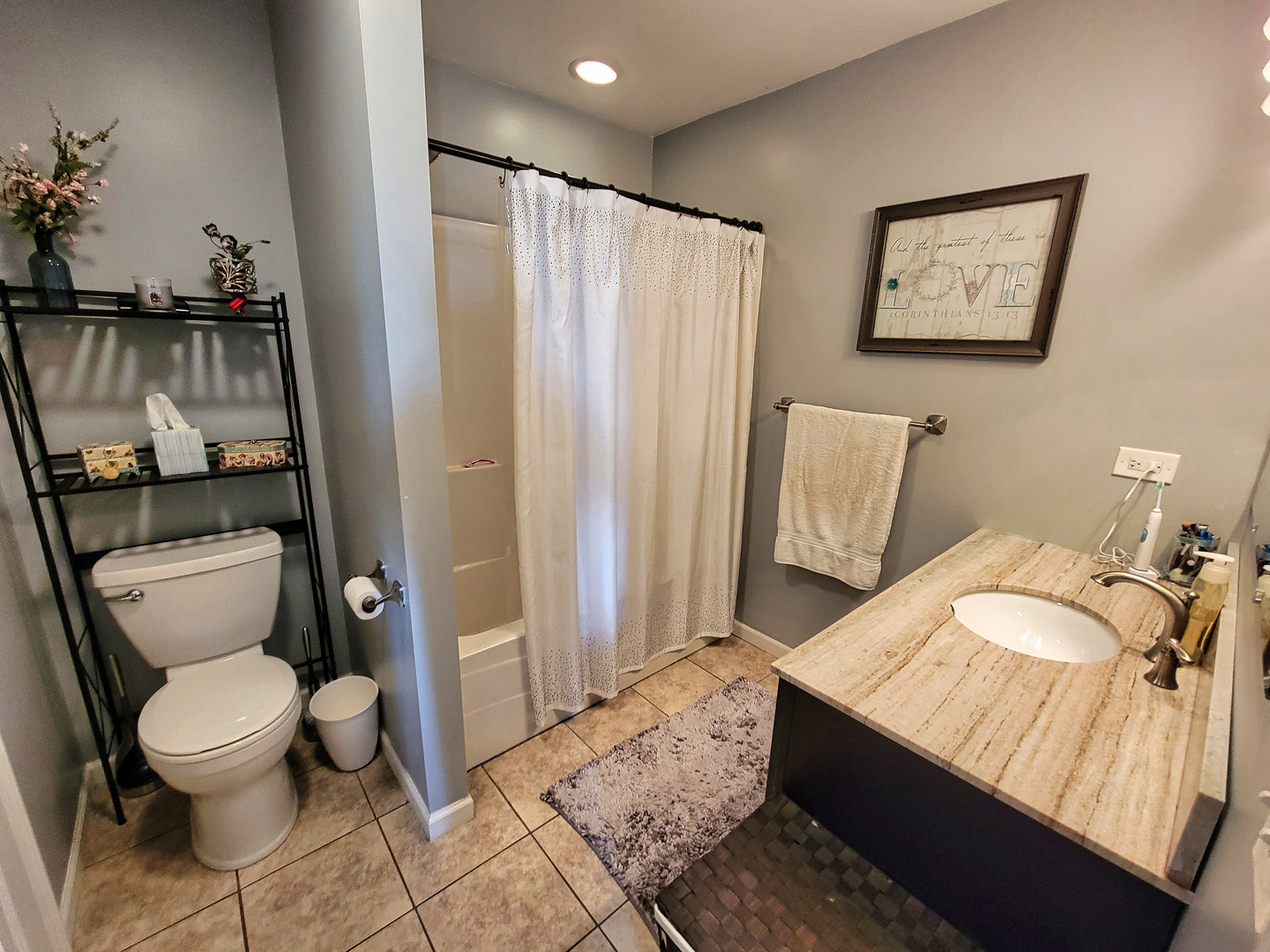 292 South Will Road Diamond, IL 60416 - Photo 16 of 19 a bed room with a bed and a couch