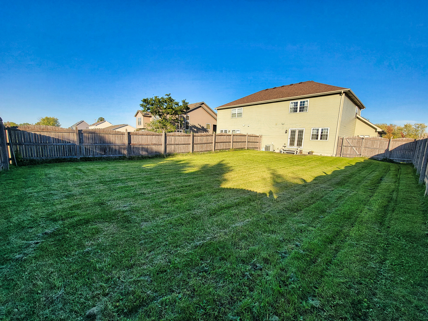 292 South Will Road Diamond, IL 60416 - Photo 19 of 19 a view of a back yard of the house