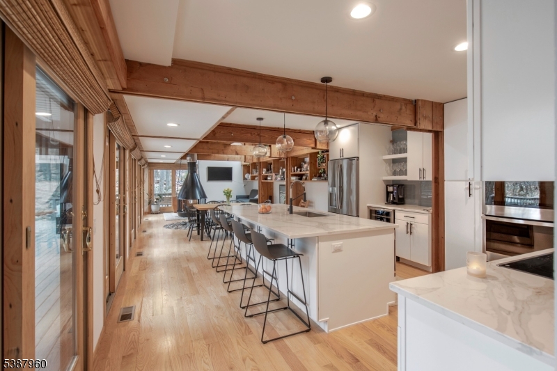 12 Big Spring Road Califon, NJ 07830 - Photo 17 of 33 a view of a kitchen and dining room