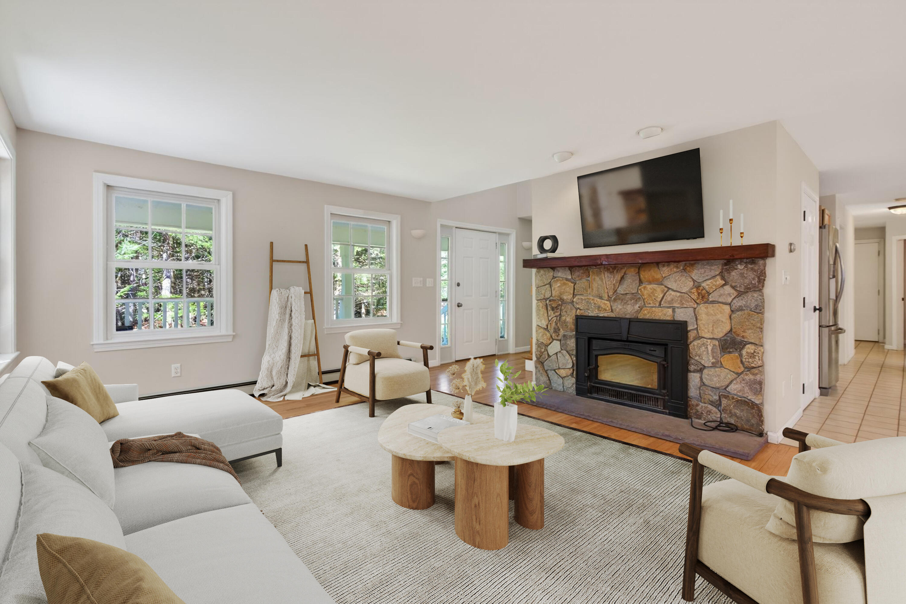 110 Christopher Road North Yarmouth, ME 04097 - Photo 10 of 35 Living Room