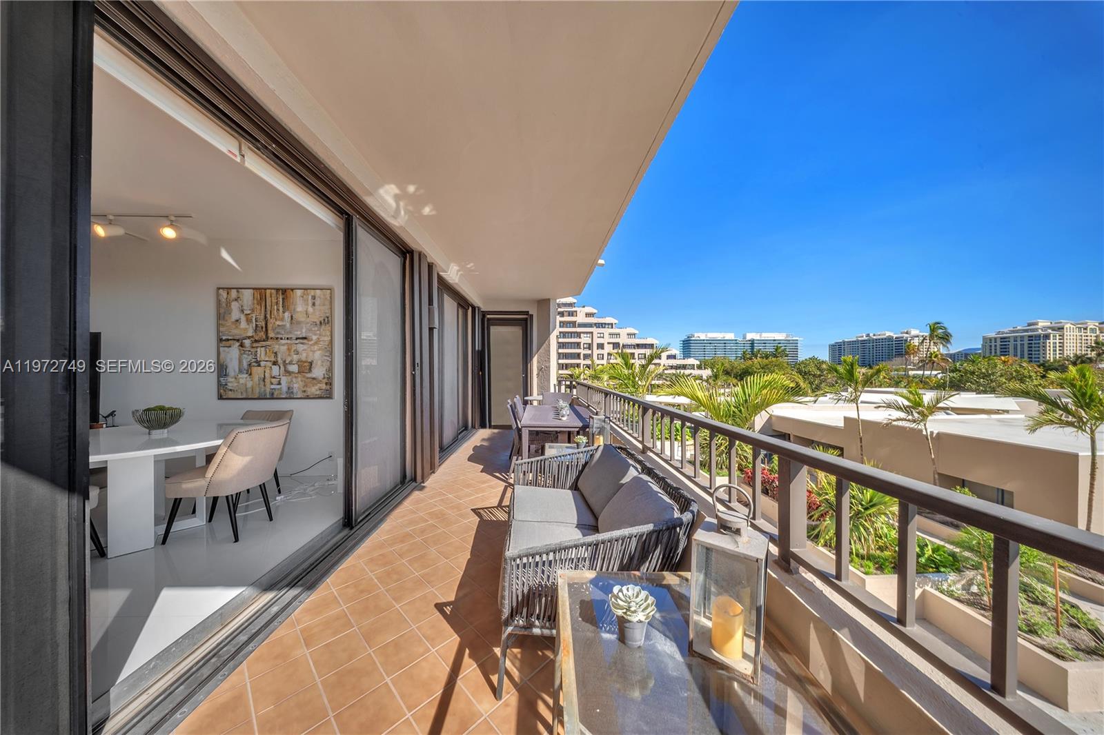 Key Colony Condominiums Key Biscayne, FL 33149 - Photo 18 of 20 a view of a balcony with chairs