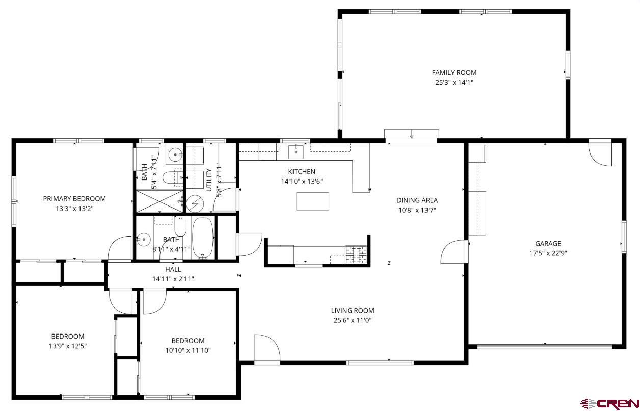 16303 6420th Road Montrose, CO 81403 - Photo 31 of 31 a picture of a bathroom with a picture of a refrigerator