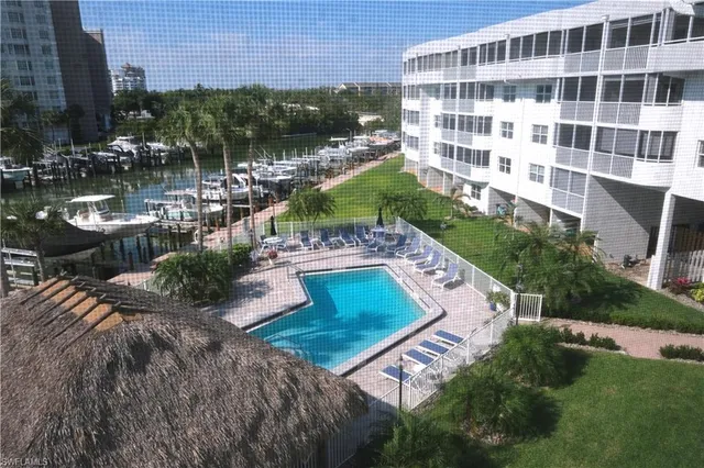 a view of a city with tall buildings