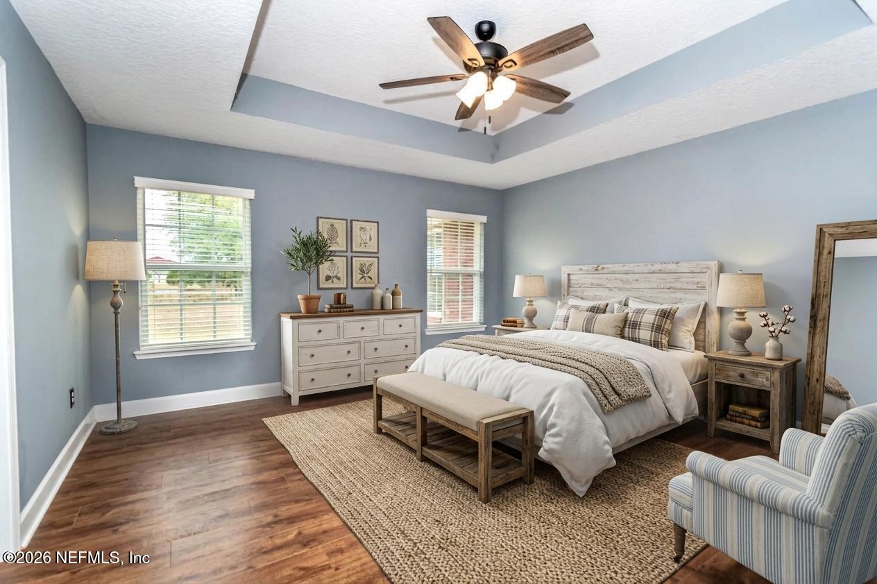18100 Crews Road Glen St. Mary, FL 32040 - Photo 26 of 86 Master Bedroom Staged