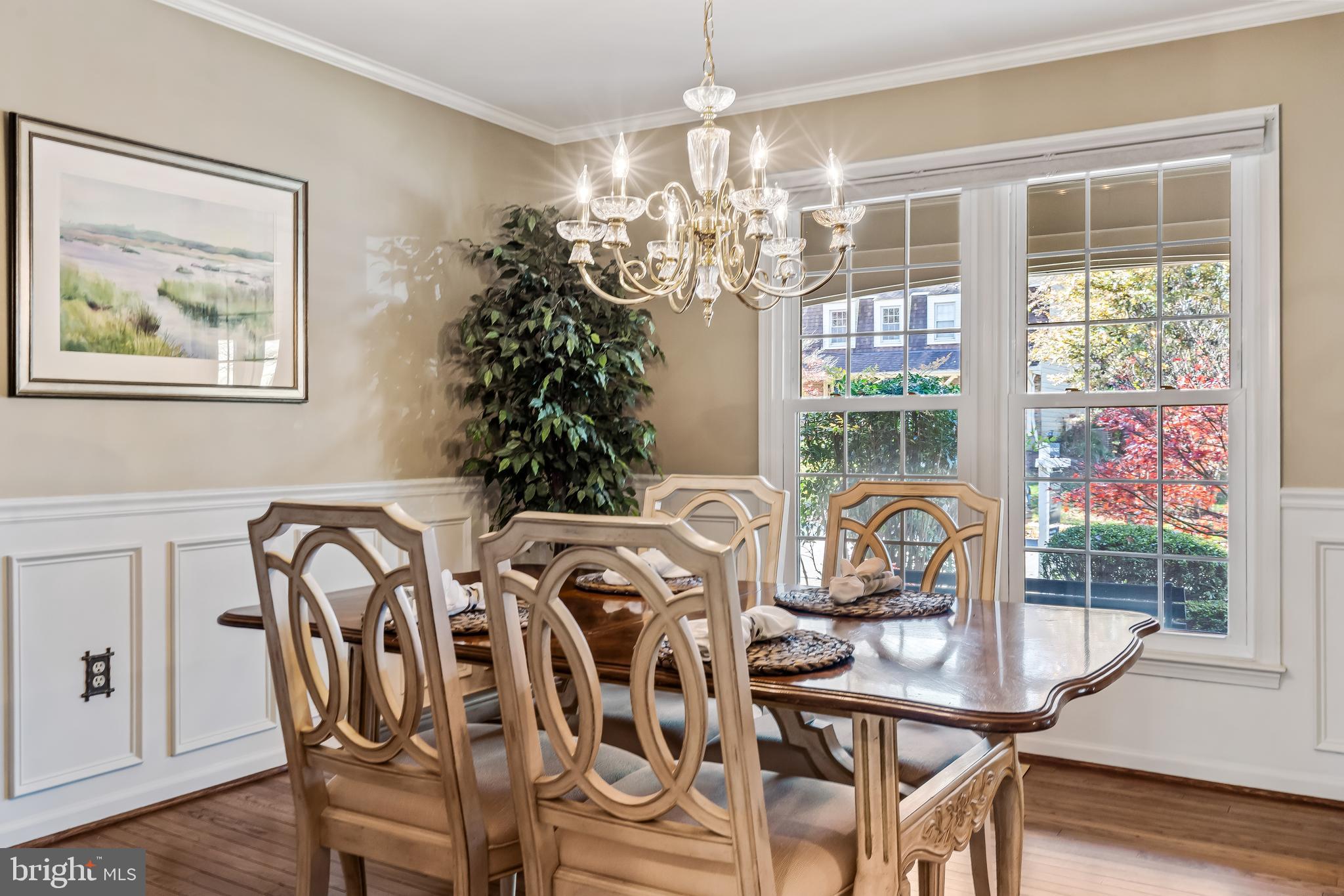 2716 Glencroft Road Vienna, VA 22181 - Photo 17 of 66 a view of a dining room with furniture window and outside view