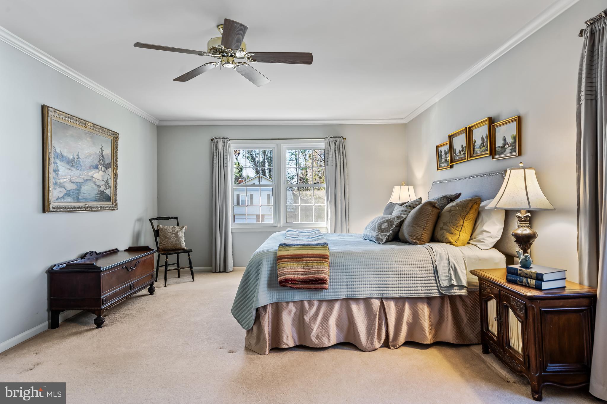 2716 Glencroft Road Vienna, VA 22181 - Photo 29 of 66 a bedroom with furniture and wooden floor