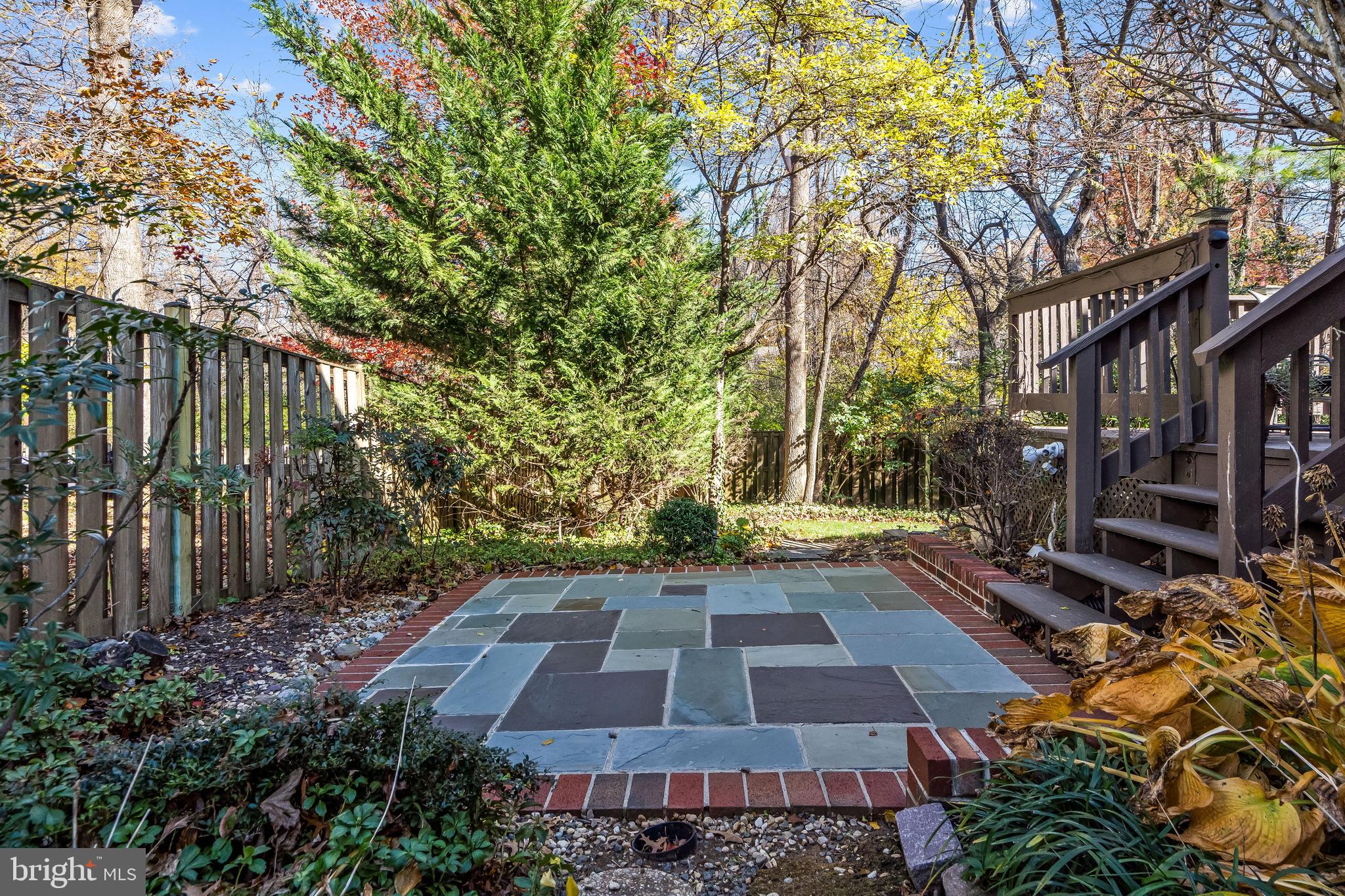 2716 Glencroft Road Vienna, VA 22181 - Photo 53 of 66 Flagstone Patio off Deck, Great for Firepit Area