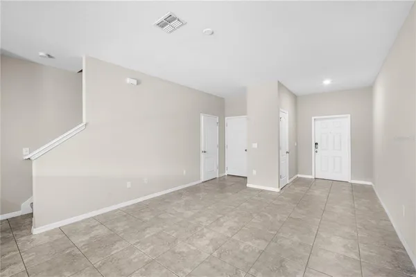 a view of an empty room