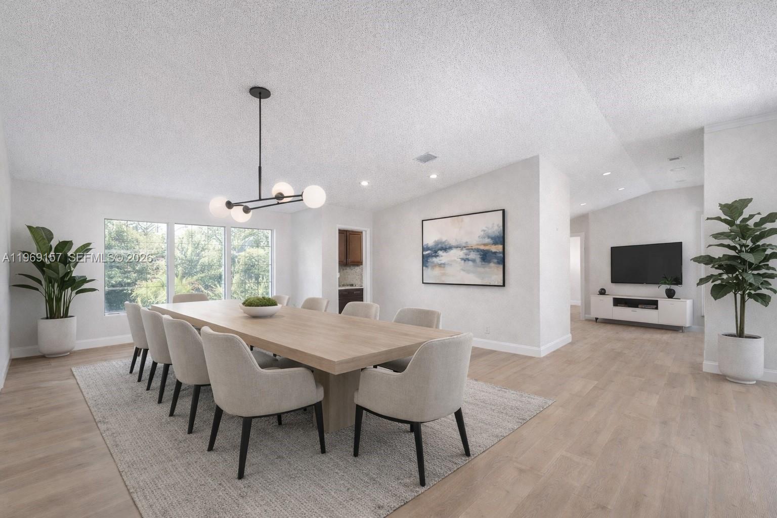 3280 Huntington Weston, FL 33332 - Photo 16 of 64 DIGITALLY ENHANCED & STAGED dining area